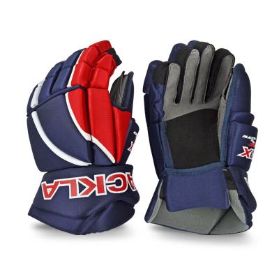 China Polyester Graf Lightweight Wear Resistant and Various Sizes Durable Ice Hockey Sports Gloves for sale