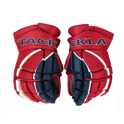 China Polyester But Density Foam 3D Cut Wear Resistant Superfine Fiber Total Protection Hand Hockey Gloves for sale