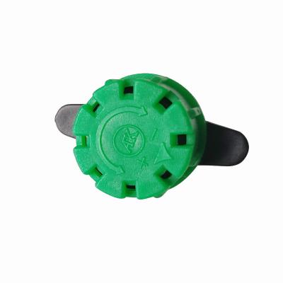 China Low Pressure Irrigation Green Micro Adjustable Flower Watering Emitter For Garden Agricultural System for sale