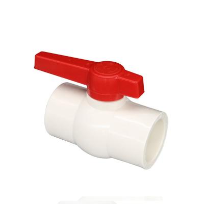 China 2022 Irrigation china factory pvc pipe fitting control upvc watering ball valve 2inch for water supply for sale