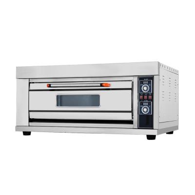 China Best Commercial Bakery 1 Deck Commercial Bakery HGB-20D 2 Trays Deck Electric Oven for sale