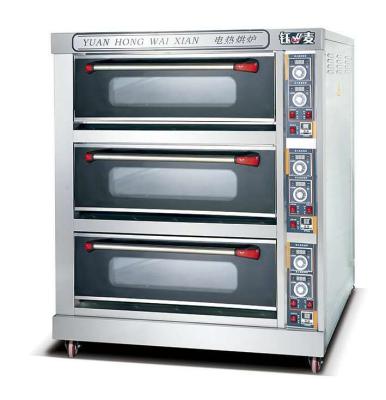 China Bakery Restaurant Industrial Bread Baking Oven High Efficiency Cake Equipment 6 Tray Electric Pizza Oven for sale