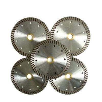 China Cutting Hard Stone Materials 230mm Turbo Sintered 9 Inch Diamond Saw Blade For Cutting Concrete for sale