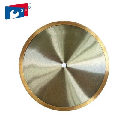 China Used For Cutting Concrete Sintered Continuous Rim CTT Disc Saw Blade For Cut Glass for sale