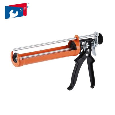 China 380ml. Coaxial 10:1 Mix Ratio, Extra Pushed Double Cartridge Epoxy Applicator Gun SEB-CK012 for sale