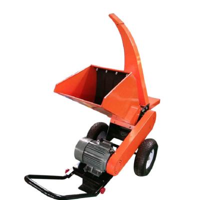 China Farms Machine 4kw Leaf And Branch Shredder Forest Machinery Three Phase Electric Wood Chipper for sale