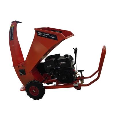 China Factory Gasoline Engine 18HP Branch Diameter 3-100mm Forest Machinery Wood Chipper for sale