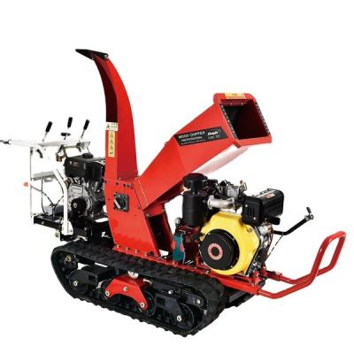 China Crawler Type Agriculture And Forestry Double Power Forest Machinery Wood Chipper for sale