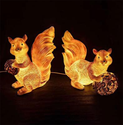 China Fully Custom New Arrival LED Park Light Display Sensitive Squirrel Landscape Lights for sale