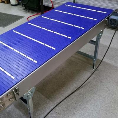 China Heat Resistant Automatic Flexible Plastic Modular Conveyors With Adjustable Speed for sale