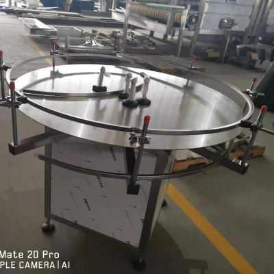 China Heat Resistant Automatic Rotary Worktable For Plastic / Glass Bottles Bottles Transportation for sale