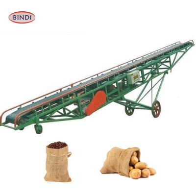 China Cheap Heat Resistant Agricultural Products Unloading Belt Conveyor for sale