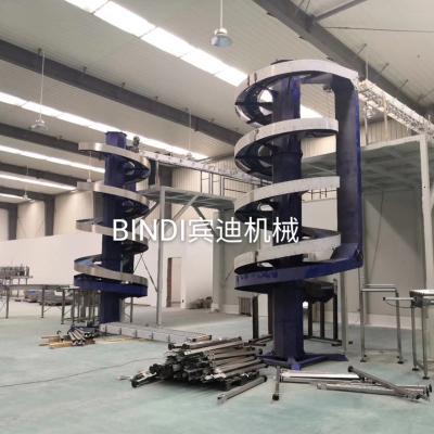 China Second Floor Conveyor Heat Resistant Spiral Lifting Product for sale