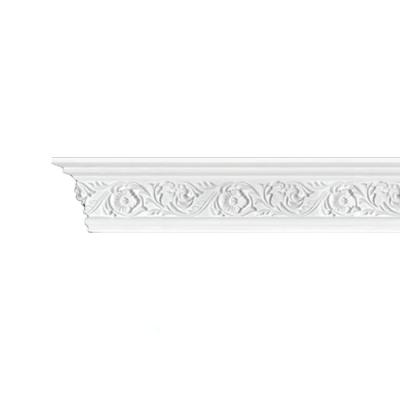 China Hot-selling Low Price Durable Eco-friendly Foaming Decorative Polyurethane Wall Cornices Interior Custom PU Carved Corner Moldings for sale