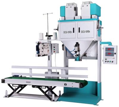 China Pre-made Rice Bag Packing Machine for 10kg 25kg 50kg Weigh Range Granule Sachet Packing for sale