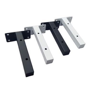 China Professional Display Manufacturer Shelf Hidden Wall Metal Square Tube T Shape Bracket Iron for sale