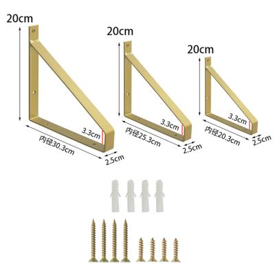 China Hot Modern Metal Hidden Room Factory Sales Gold Metal Shelf Mounted Racks for sale