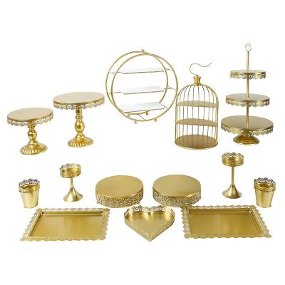 China 2021 new arrival viable decoration hotsale party cupcake stand wedding birthday display cake tower, surprise cake stand for dessert for sale