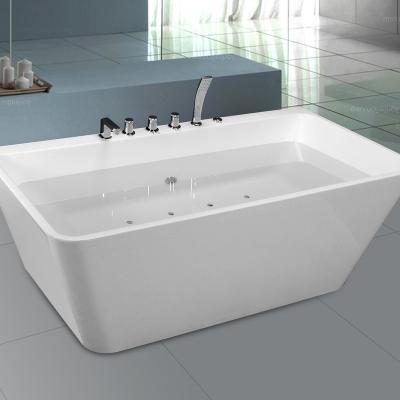 China Eco-friendly Material Fashion Designed Acrylic Durable Freestanding White Bathtub Colorful Bathtub for sale