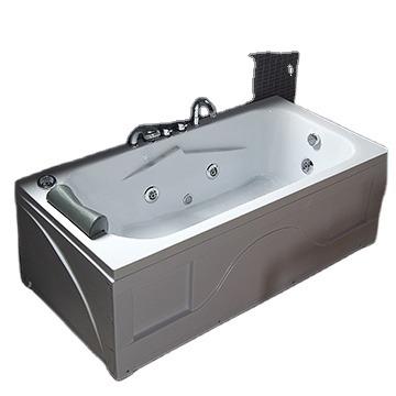 China Single Skirt ABS Certificated Bathtubs Good Quality Massage Bathtub for sale