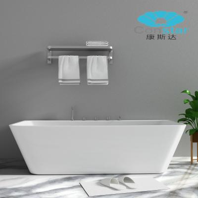 China Standard Acrylic Freestanding White Round Oval Size Without Faucet Bathtub for sale