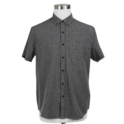China Breathable Classic Mens Button Down Short Sleeve Mens Shirt for sale