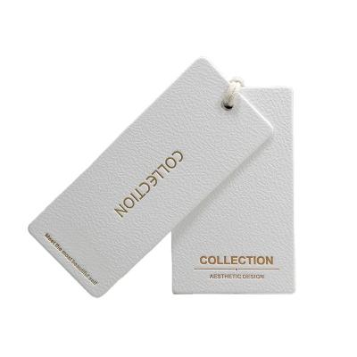 China Recyled Factory Free Logo Design Custom Brand Name Clothing Swing Tags Garment Clothes Taggs Labels Hang Tag For Clothing for sale