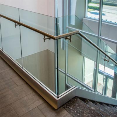 China 304/316 SUS Or Carbon Steel Underground Low Iron U Channel Glass Rails for sale