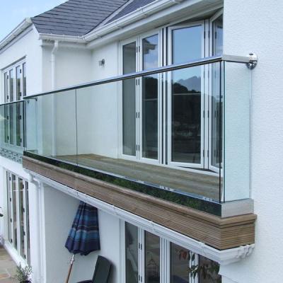 China 304/316 SUS Or Carbon Steel U Channel Glass Rails On Balcony for sale