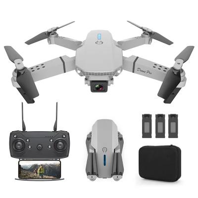 China Pro Drone E88 App Controlled With HD 4K Dual Camera Waist Hold Wifi FPV RC Quadcopter Wide Angle Foldable Drone Toys for sale