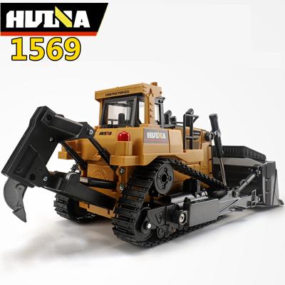 China 1569 RC Car Bulldozer 8CH Truck Radio Technic Vehicle Boy Hobby Car App Controlled Remote Control Toys For Kids Gifts for sale