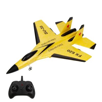 China SU-35 App Controlled RC Airplane With LED Lights Remote Control Flying Model Glider Aircraft 2.4G Fighter Hobby Airplane PPE Foam Toys Kids Gift for sale