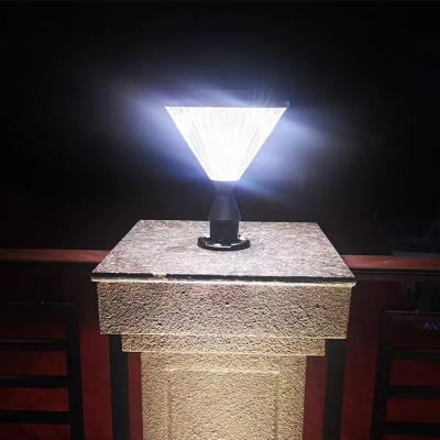 China New Design High Quality Outdoor Street Lamp Solar Base Pathway Solar Garden Lamp Pillar Pillar Light for sale