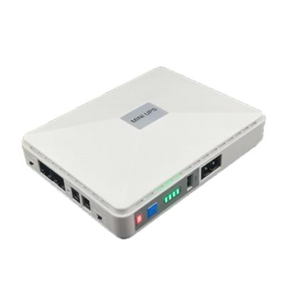 China Networking Output DC 5V 9V 12V Mini Portable DC Online Ups Power Supply With 18650 Lithium Battery for sale