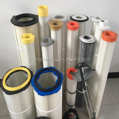 China Polyester Industira Cement Silo Window Access Storage Dust Filter Cartridge for sale