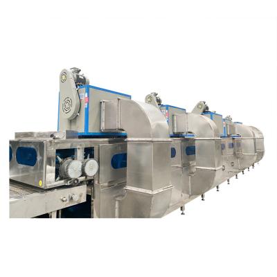 China Fully Automatic Automatic Instant Noodle Making Machine Electric Commercial Instant Noodle Production Line for sale