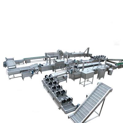 China Easy Operation Fried Potato Chips Machine Slicer Automatic Potato Chips Production Line for sale