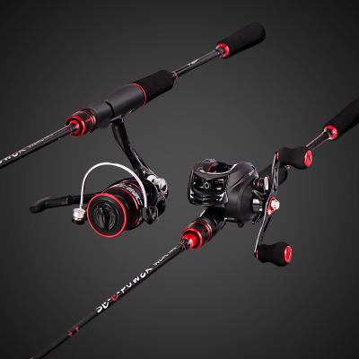 China TIANRUN 2.1m 2.4m 2.7m ML M Carbon Action Spinning Fishing Rod With Combo Reel for sale