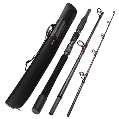 China Fishing rod building carbon fiber TIANRUN 3 section carbon fiber slow throwing jig for sale for sale