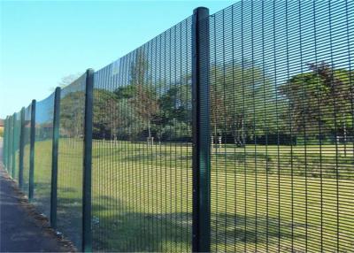 China Galvanized Steel Wall Substation Anti Climb Mesh Fence 358 Clear View Te koop