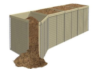 China 3x1x1m nicht gesponnener Polypropylen geschweißter Gabion Mesh Rectangle Fence Bunnings zu verkaufen