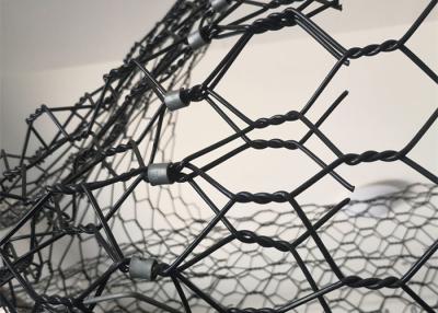 China 50mm* 60mm Twist Hexagonal Gabion Wire Netting Polyester OEM for sale