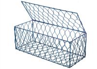 China O Pvc revestiu 2.0mm Gabion Mesh Basket tecelagem sextavada do furo de 9 x de 11cm à venda