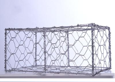 China Stone 3.05mm Hexagonal Gabion Basket 3x1x1m 8*10cm for sale