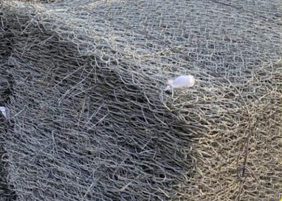 China 2.7mm Net Wire Gabion Stone Box Hexagonal Weaving Pvc Coated Galvanized for sale