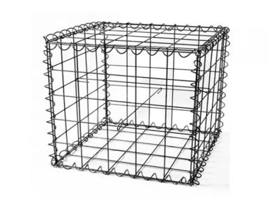 China 100 X 80 X 30cm Galvanized Gabion Box Welded Reinforced Stone Fence for sale