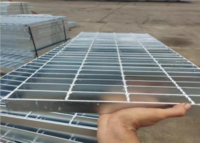 China Semi Inset Platform Press Locked Steel Grating Welded Plain Bar Floor zu verkaufen