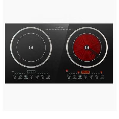 China Hotel Commercial Infrared Cooker Electric Ceramic Cooker For Restaurant Building In LED Display 2 Oven Touch Control Induction Cooker for sale