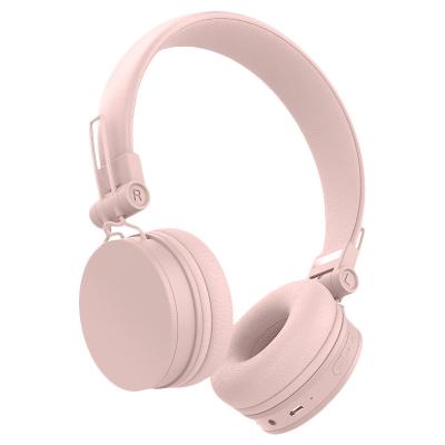 China Wholesale Breathable Horizon SP070 Noise Canceling Pink Cloud Foam Cushions Over Ear Headset Earphone Wireless Bluetooth Headphones for sale