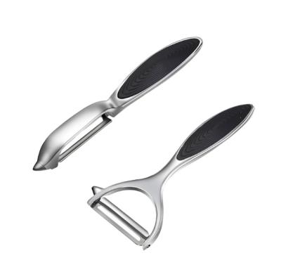 China Stocked Set of 2 Vegetable Peelers Zinc Alloy for Kitchen 